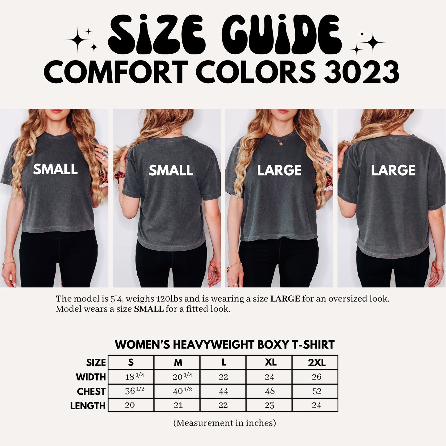 Fueled By Books & Coffee Heavyweight Comfort Colors Boxy Cropped Shirt