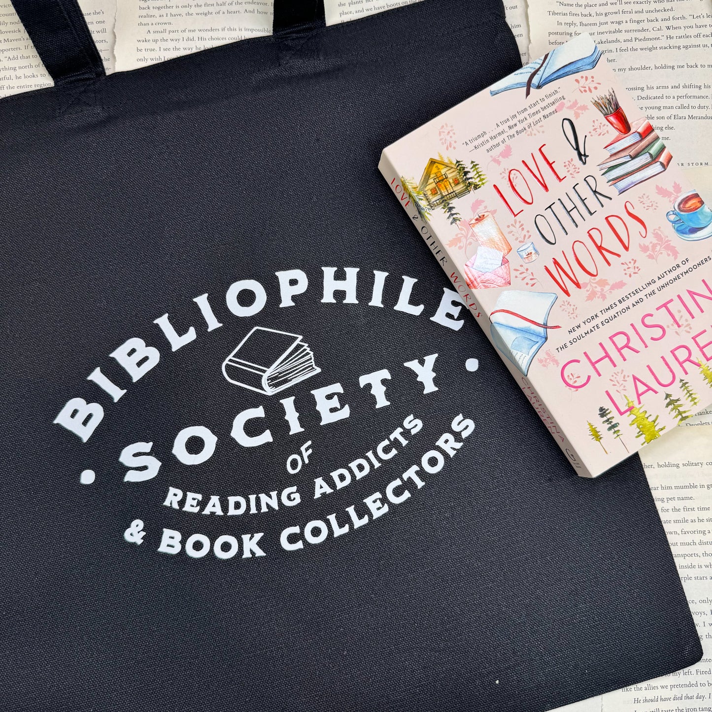 Bibliophile Society Canvas Tote Bag