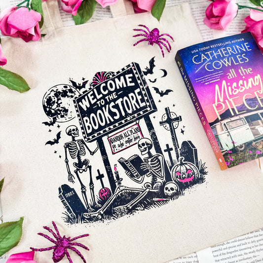 Welcome To the Bookstore Canvas Tote Bag