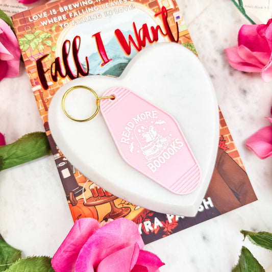 Read More Boooooks Motel Keychain