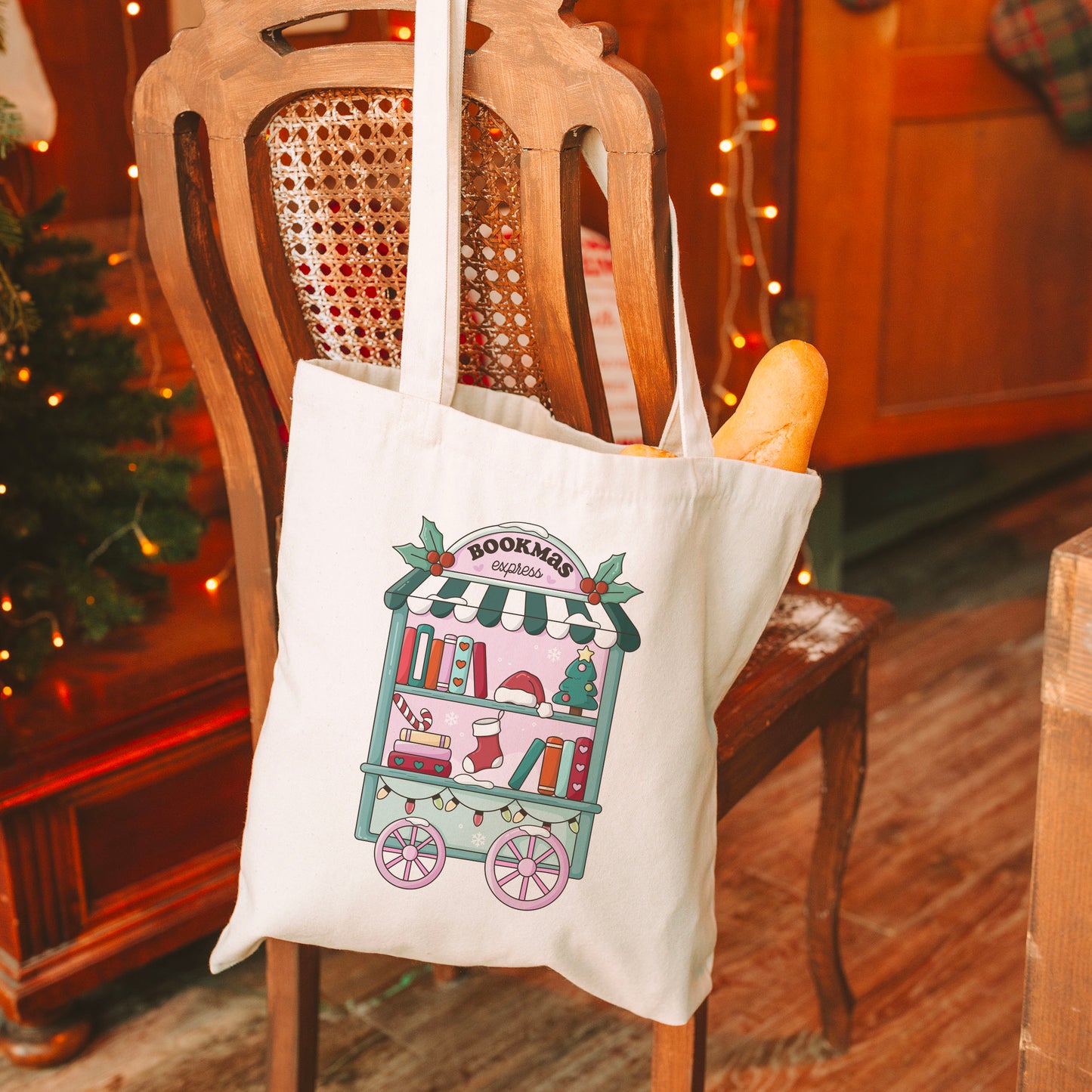 Bookmas Express Canvas Tote Bag