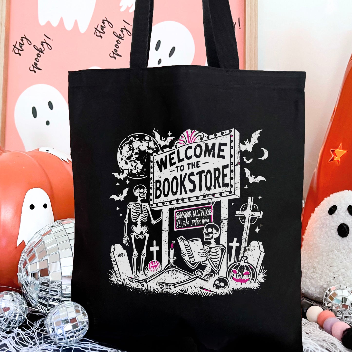 Welcome To the Bookstore Canvas Tote Bag