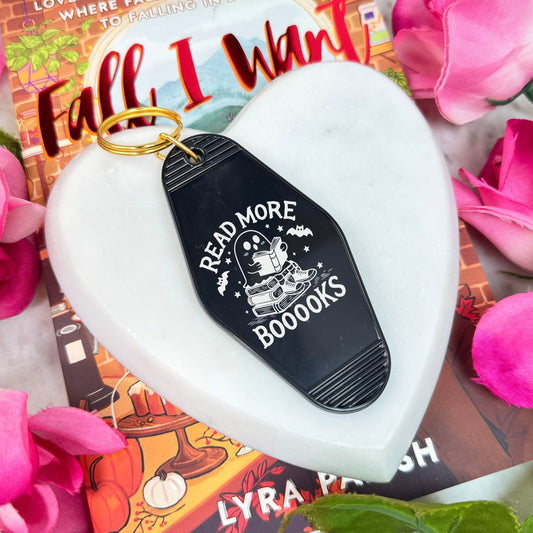 Read More Boooooks Motel Keychain