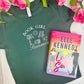 Book Girl Summer Bella Canvas Micro Rib Baby Tee