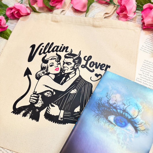 Villain Lover Bookish Canvas Tote Bag