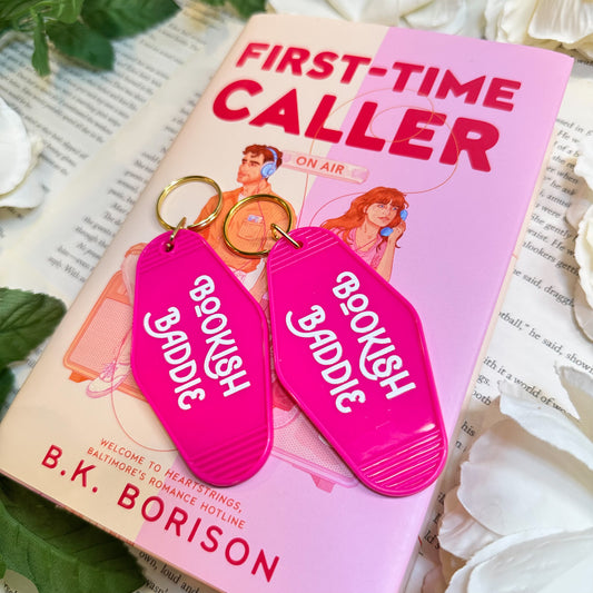 Bookish Baddie Motel Keychain