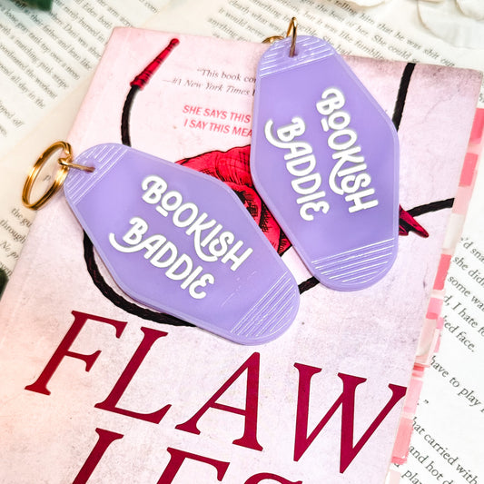 Bookish Baddie Motel Keychain