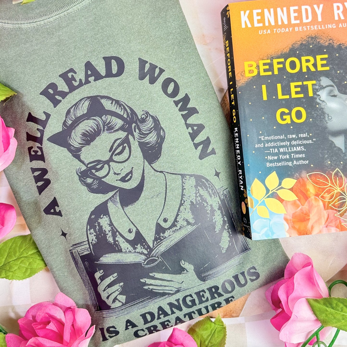 A Well Read Woman Is A Dangerous Creature Comfort Colors Shirt