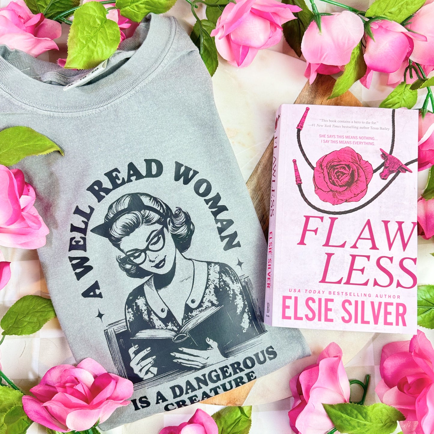 A Well Read Woman Is A Dangerous Creature Comfort Colors Shirt