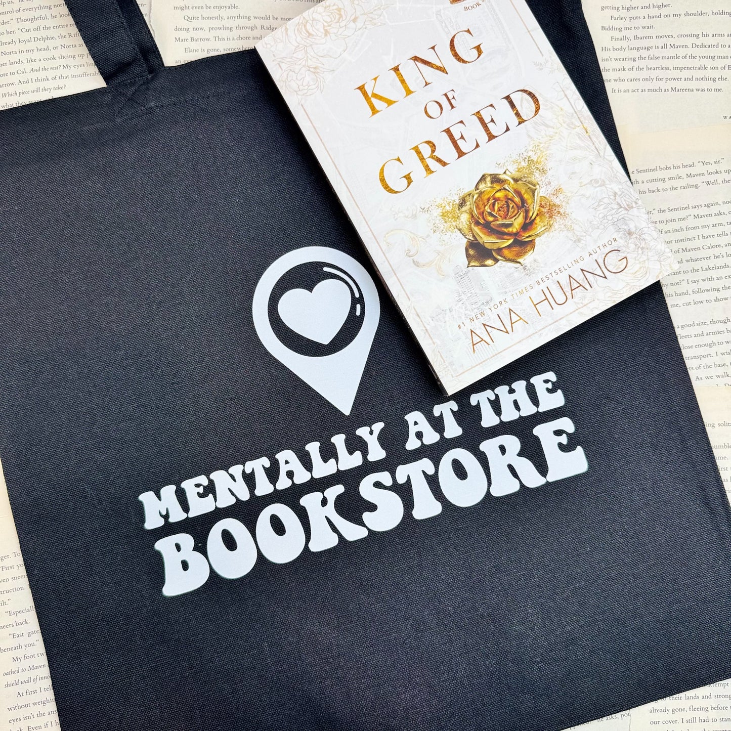 Mentally at the Bookstore Canvas Tote Bag – Perfect for Bookstore Adventures