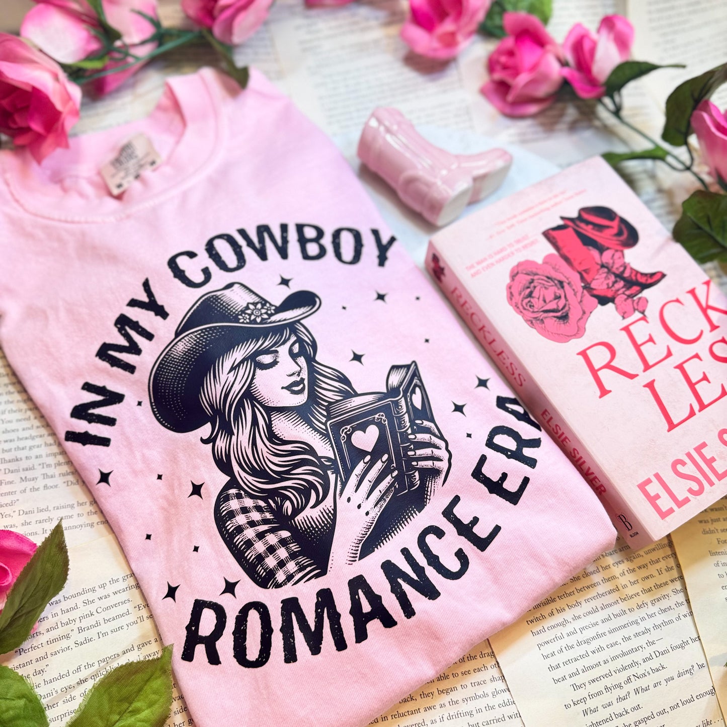 In My Cowboy Romance Era Comfort Colors Shirt