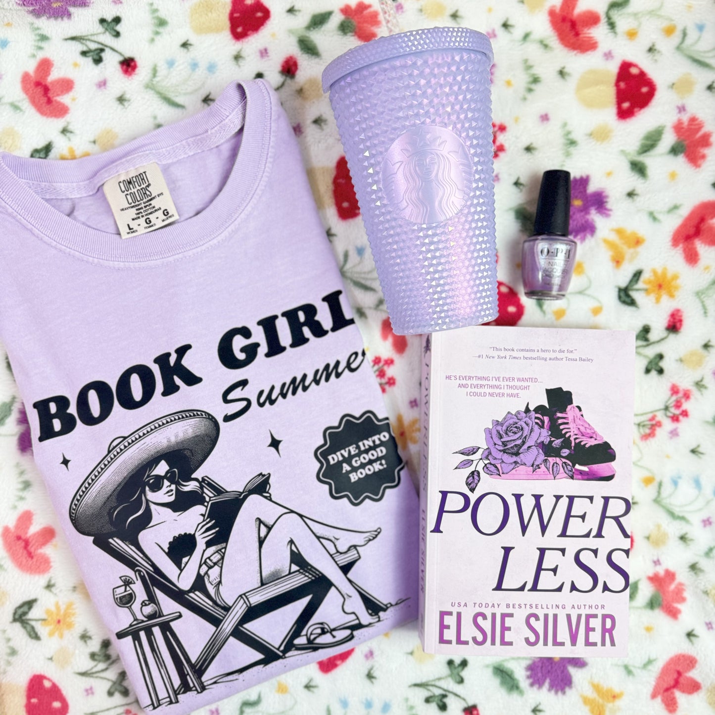 Book Girl Summer Retro Tee – Premium Comfort Colors Shirt for Book Lovers