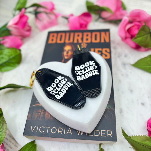 Book Club Baddie Motel Keychain