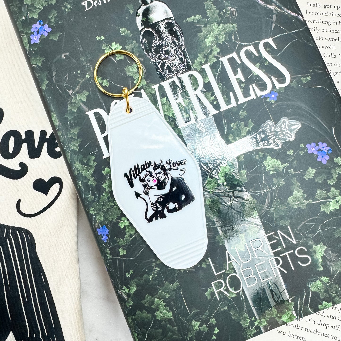 Villain Lover Bookish Motel Keychain