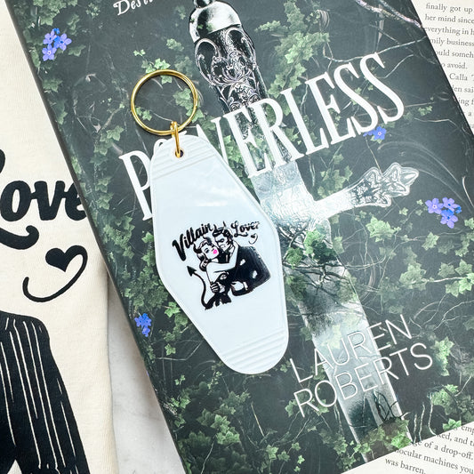 Villain Lover Bookish Motel Keychain