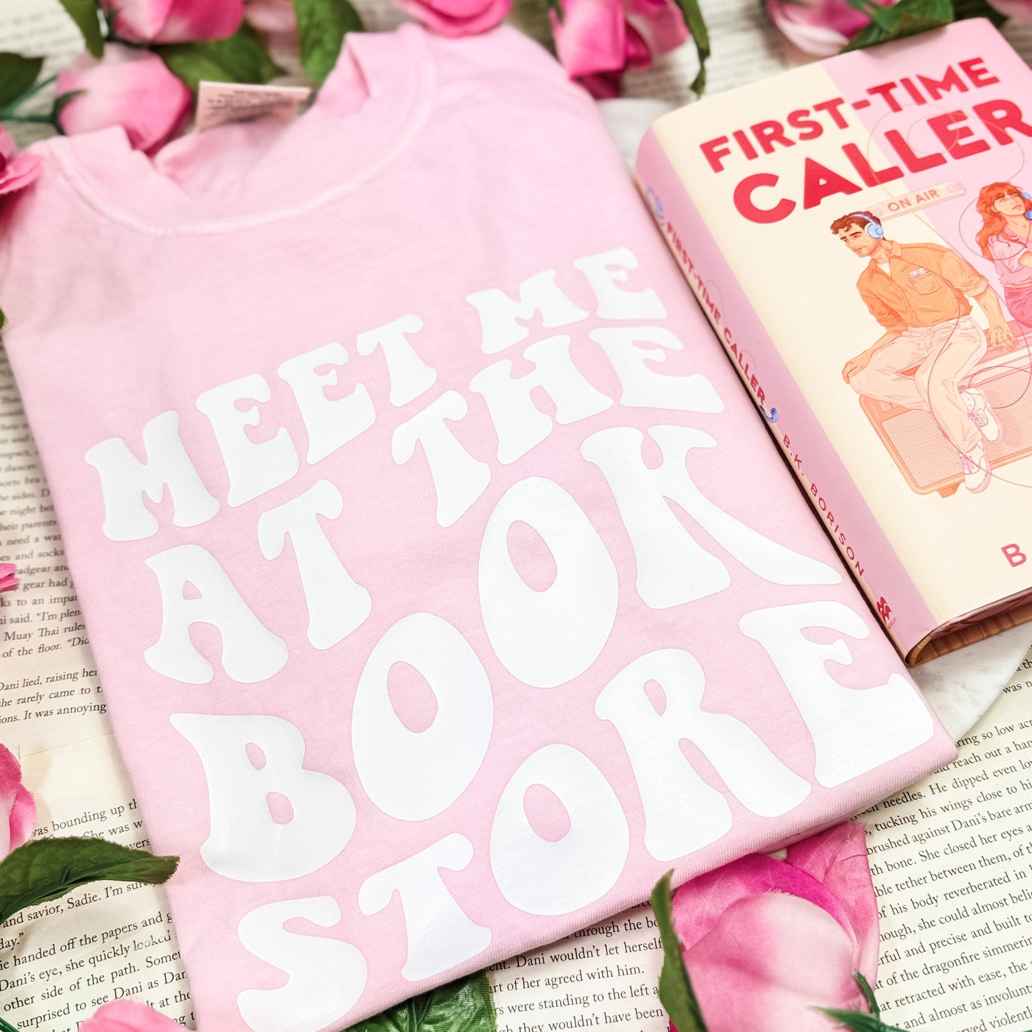 Meet Me at the Bookstore Comfort Colors Shirt | Premium Bookish Style, Perfect for Bookstore Trips