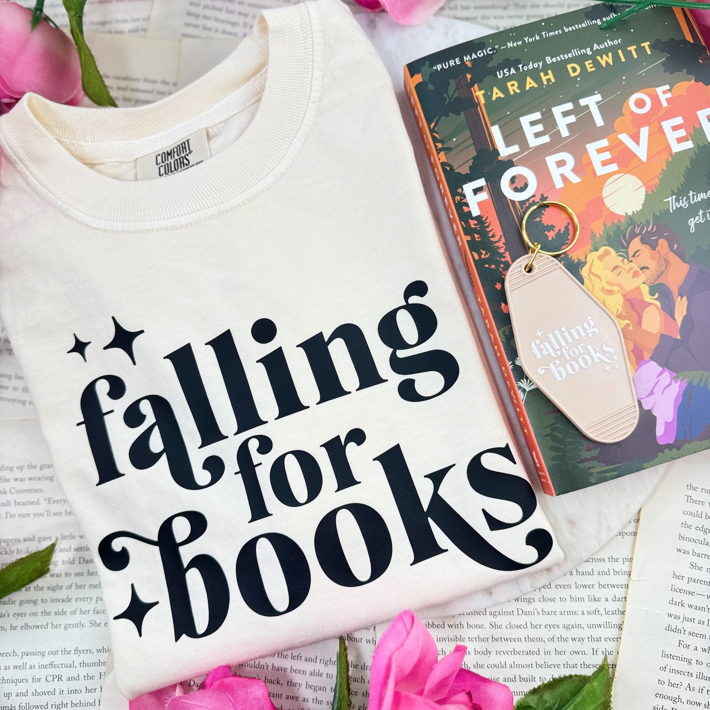 Falling For Books Premium Comfort Colors Shirt