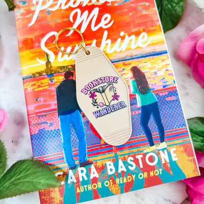 Bookstore Wanderer Motel Keychain