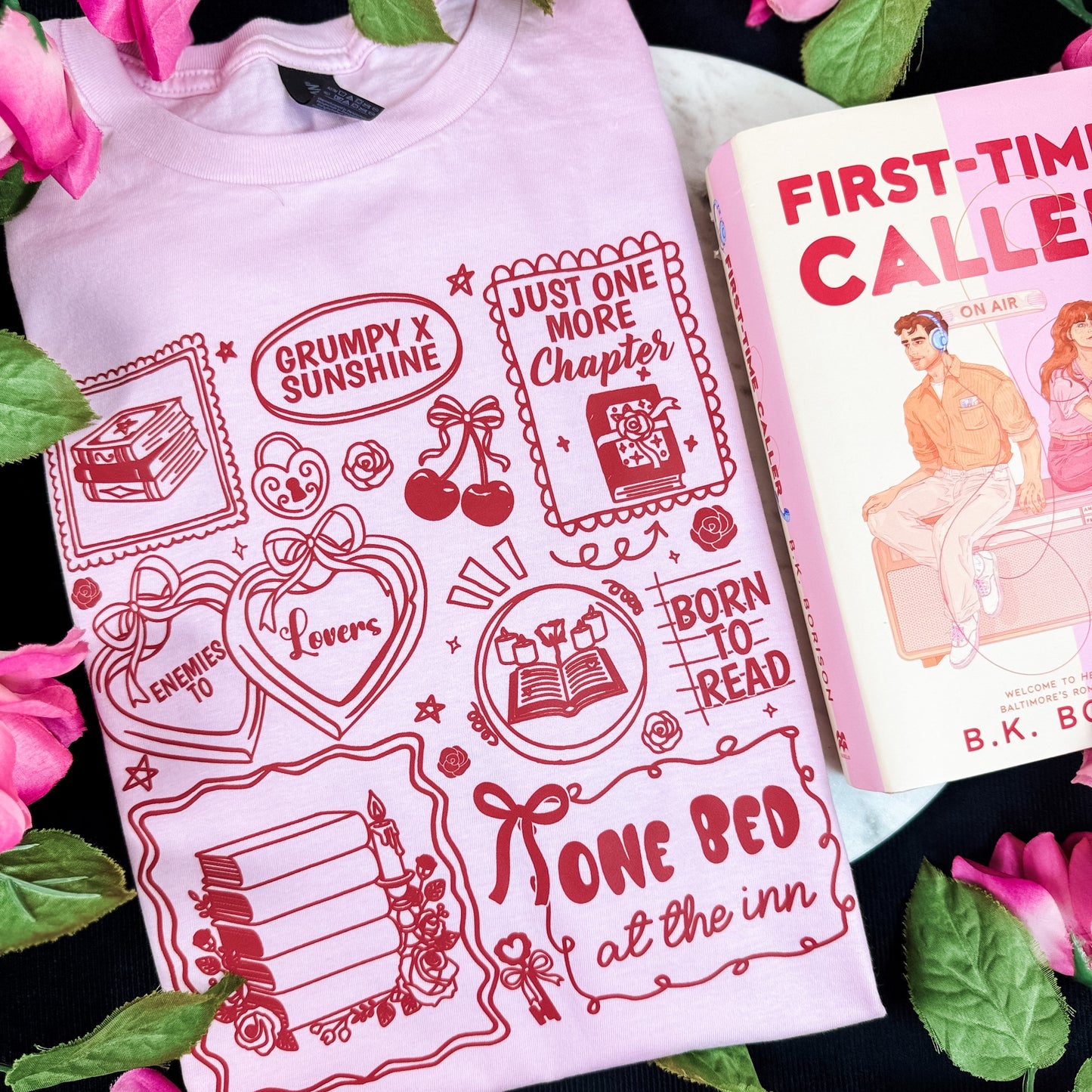 Bookish Romance Tropes Gildan Softstyle Shirt