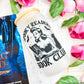 Spooky Readers Book Club Frosted Glass Cup