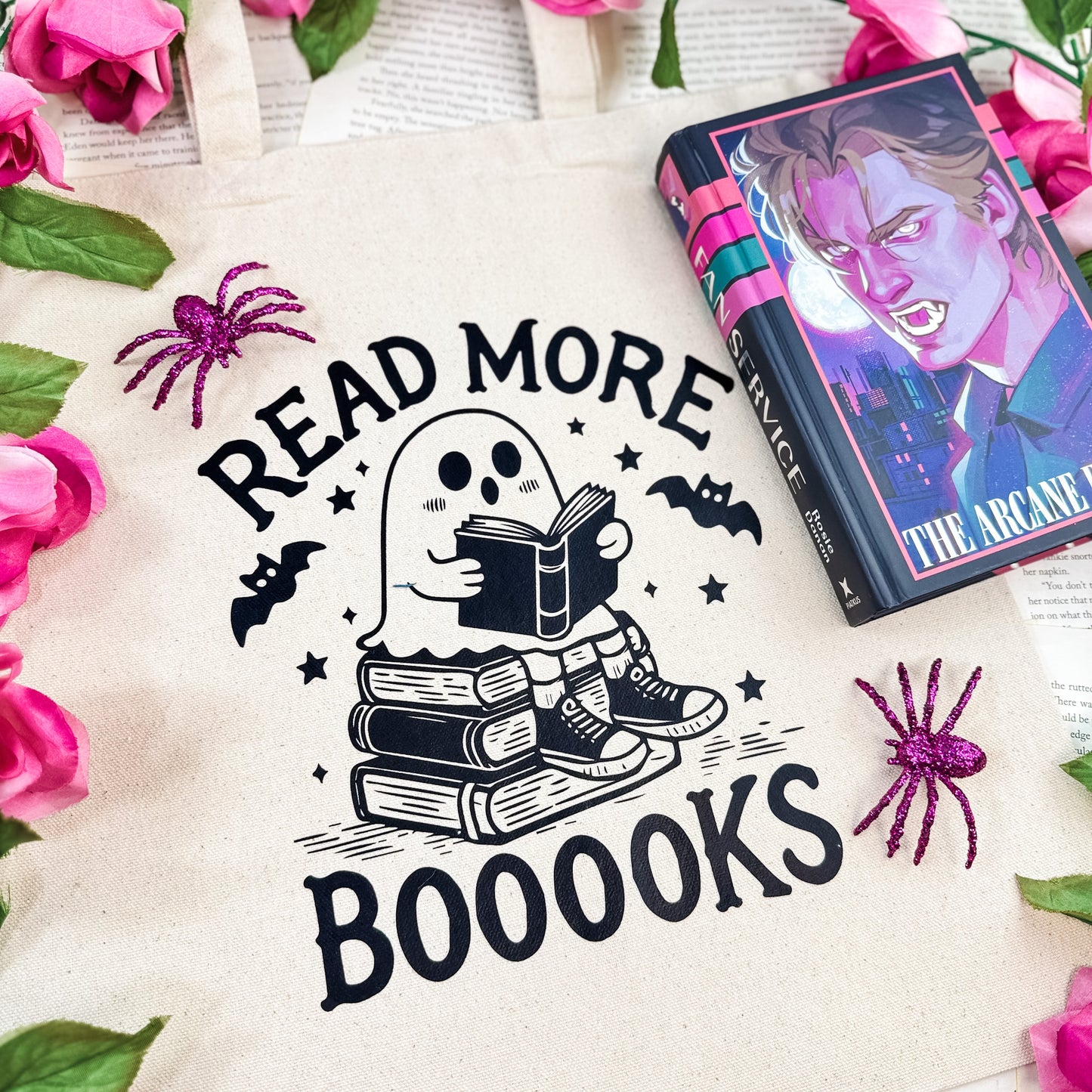 Read More Booooks Canvas Tote Bag Canvas Tote Bag