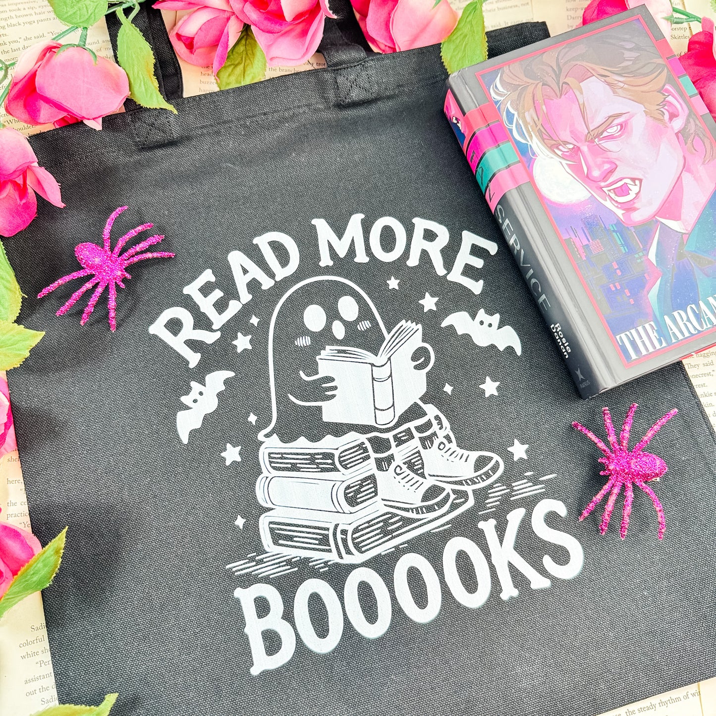 Read More Booooks Canvas Tote Bag Canvas Tote Bag