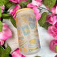 Summer Book Lover Full Wrap Frosted Glass Cup with Bamboo Lid & Straw