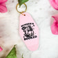 Summer’s All Booked Bookish Motel Keychain – Retro UVF Decal Design