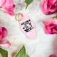 Hot Girls Read Retro Motel Keychain