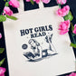 Hot Girls Read Canvas Tote Bag