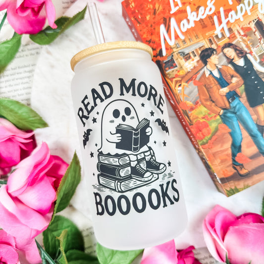 Read More Booooks Frosted Glass Cup