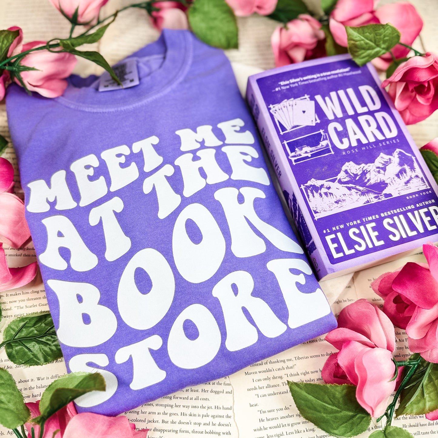 Meet Me at the Bookstore Comfort Colors Shirt | Premium Bookish Style, Perfect for Bookstore Trips