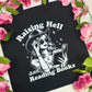 Raising Hell And Reading Books Canvas Tote Bag