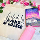 Fueled By Books & Coffee Bookish Canvas Tote Bag