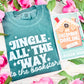 Jingle All The Way To The Bookstore Heavyweight Comfort Colors Shirt