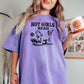 Hot Girls Read Comfort Colors T-Shirt | Retro Bookish Summer Tee for Readers