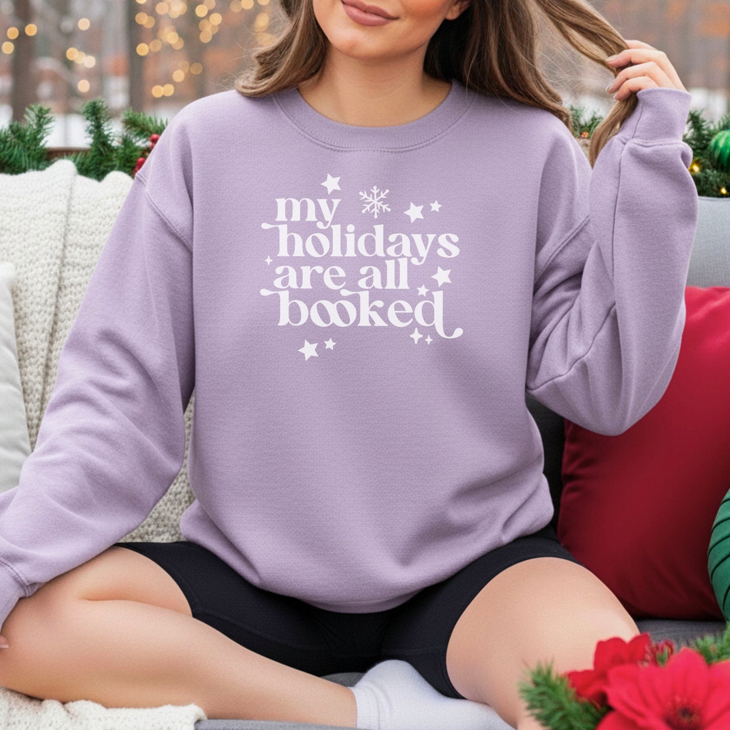 My Holidays Are All Booked Comfort Colors Heavyweight Sweatshirt