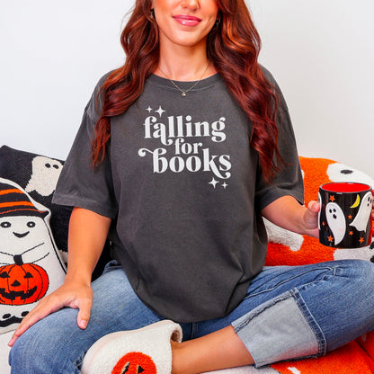 Falling For Books Premium Comfort Colors Shirt