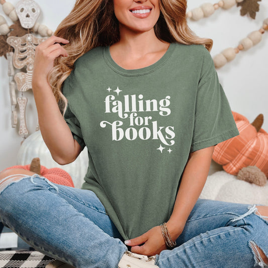 Falling For Books Premium Comfort Colors Shirt