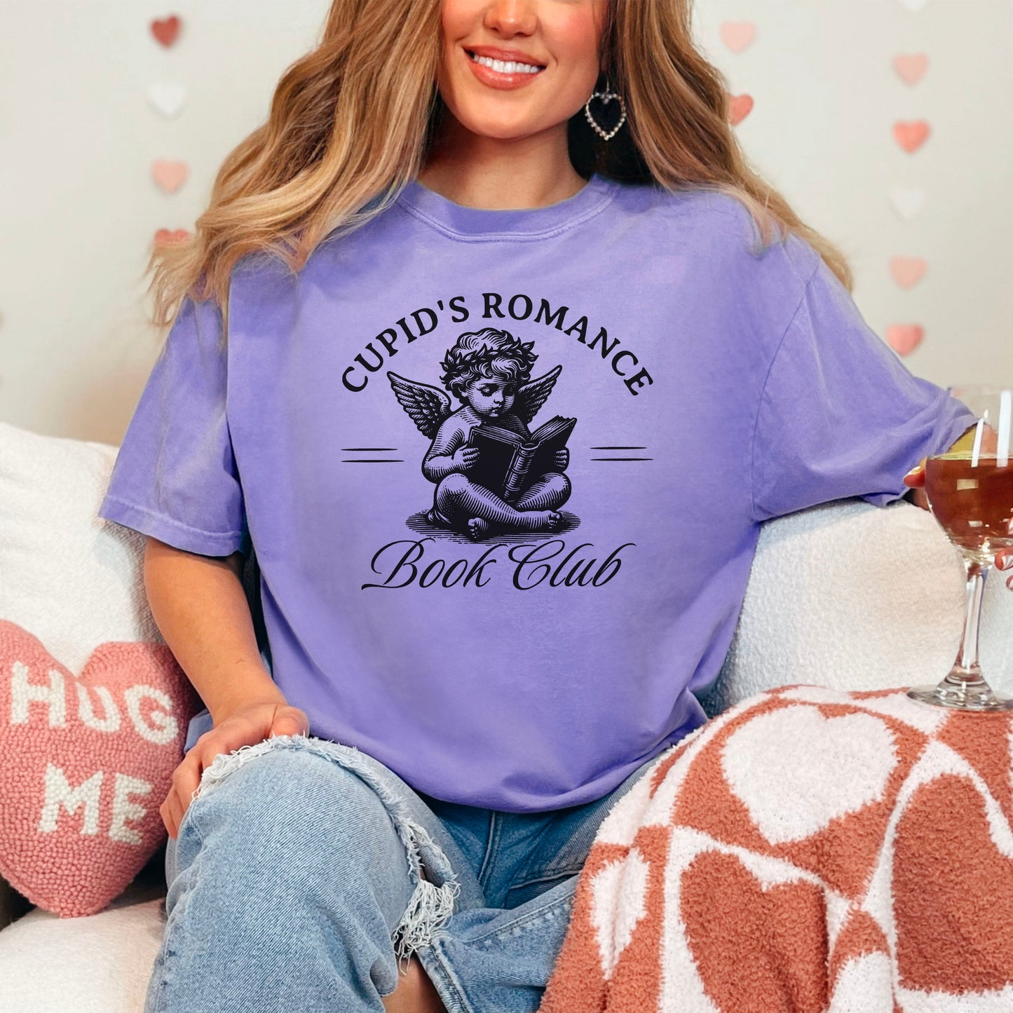 Cupid’s Romance Book Club Heavyweight Comfort Colors Shirt