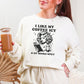 I Like My Coffee Icy & My Books Spicy Lightweight Comfort Colors Sweatshirt
