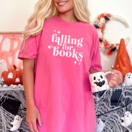 Falling For Books Premium Comfort Colors Shirt