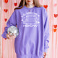 All Booked for Valentines Bookish Comfort Colors Sweatshirt