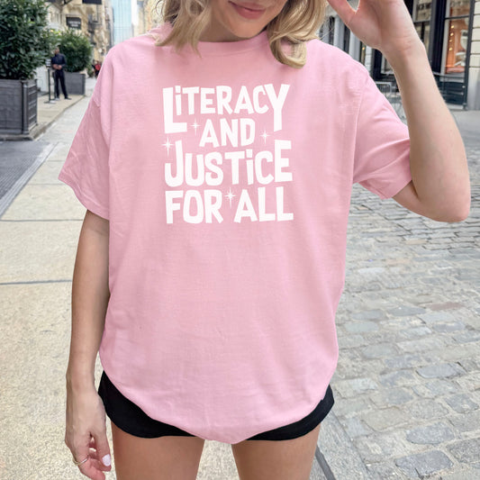 Literacy And Justice For All Gildan Softsyle Shirt