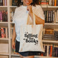 Falling For Books Canvas Tote Bag