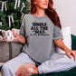 Jingle All The Way To The Bookstore Heavyweight Comfort Colors Shirt