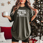 Jingle All The Way To The Bookstore Heavyweight Comfort Colors Shirt