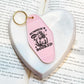 Summer’s All Booked Bookish Motel Keychain – Retro UVF Decal Design