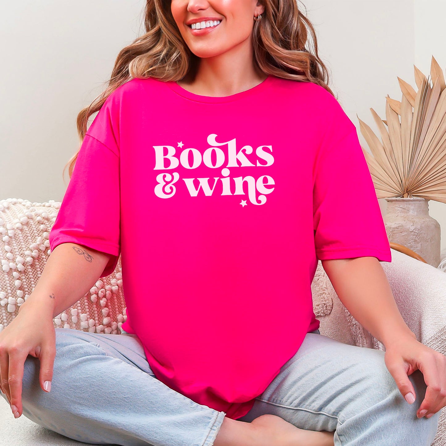 Books & Wine Gildan Softstyle Shirt