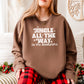 Jingle All The Way To The Bookstore Lightweight Comfort Colors Sweatshirt